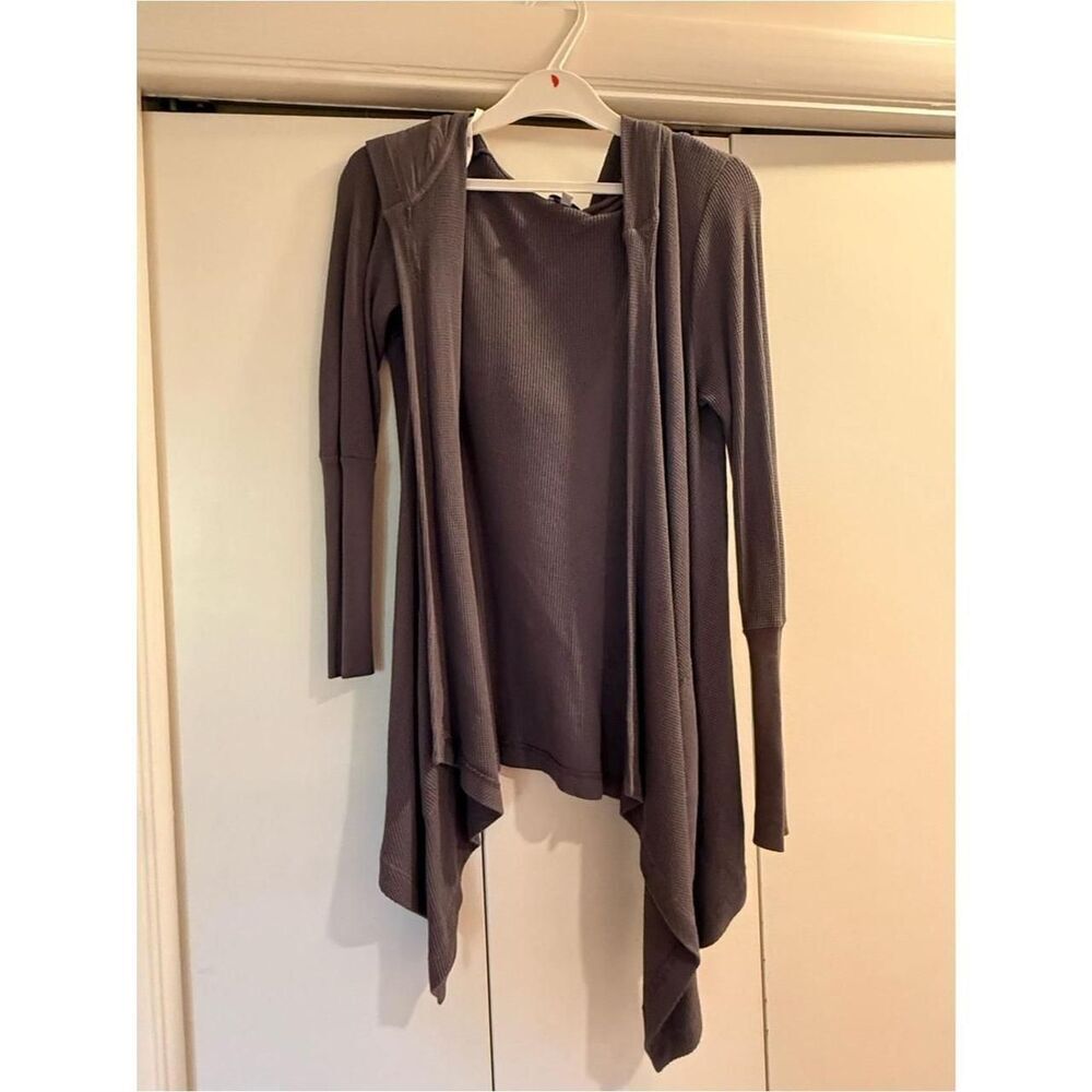Splendid Waffle Kimono Top